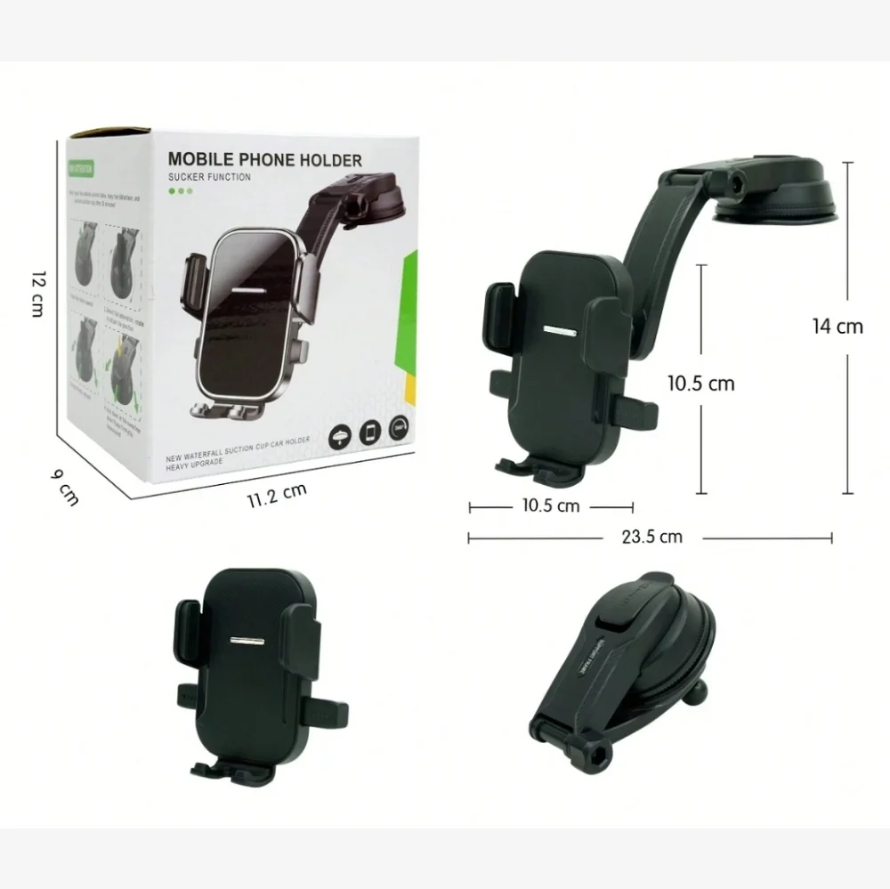 Universal Black Mobile Phone Holder